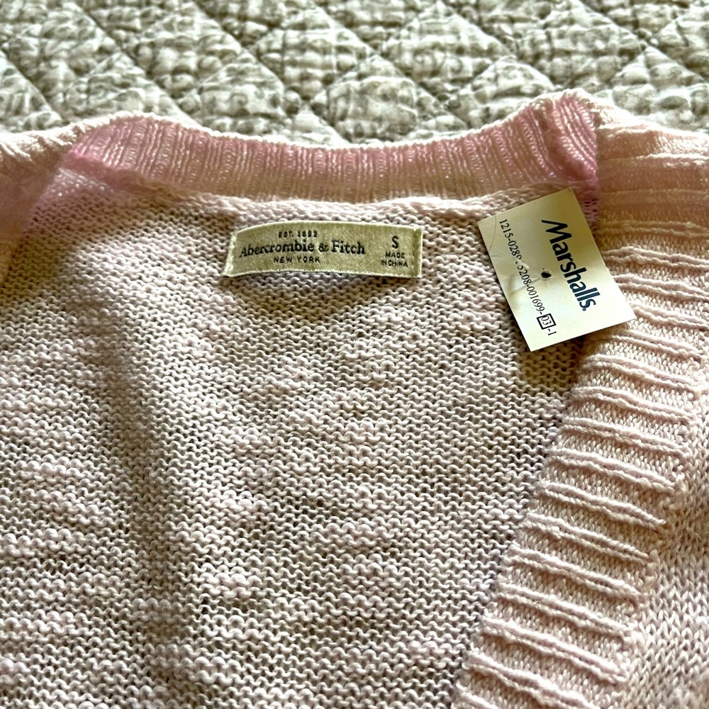 Blazer cárdigan   baby pink color brand new